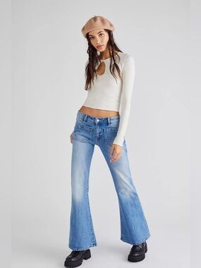 Rolla's Sailor Low-Rise Flare Jeans